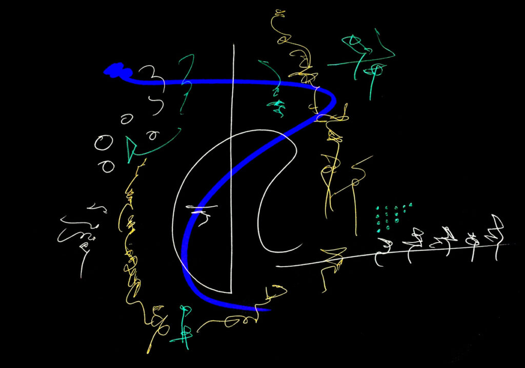 Sleep Through The Night Light Language Drawing