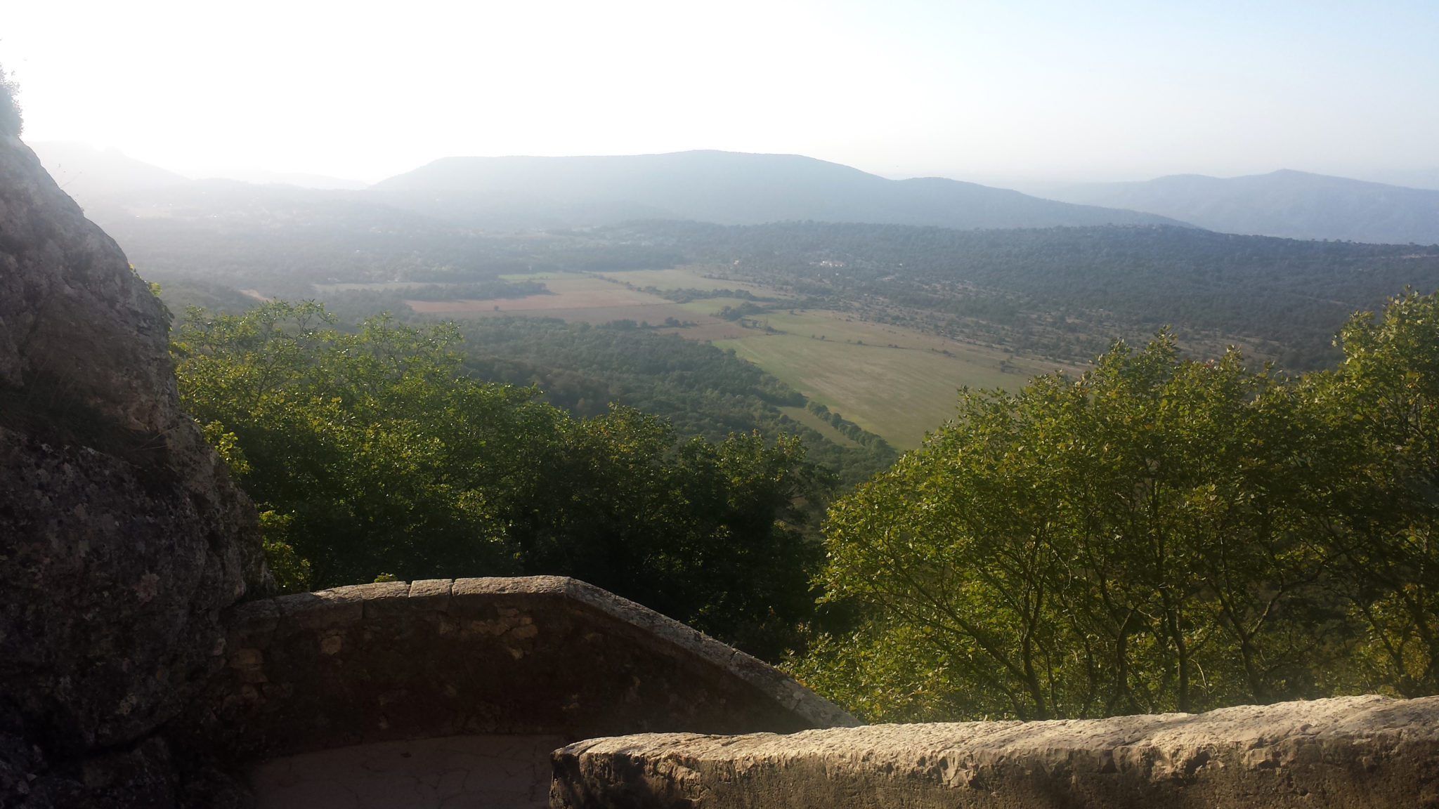 Mountain view outside the Magdalene Cave